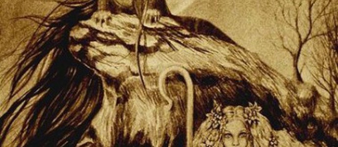 Морена, богиня смерти, и Моровая дева Чума 