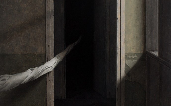 Манящий страх неизвестности на клаустрофобных полотнах Драгана Бибина