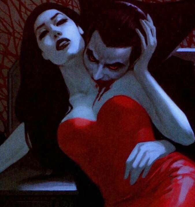 Эротический сон с вампиром